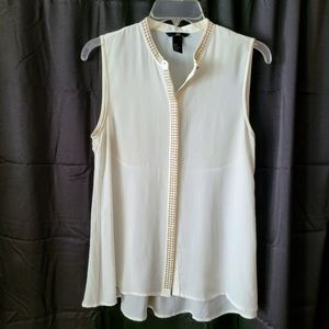 Cream/white H&M blouse